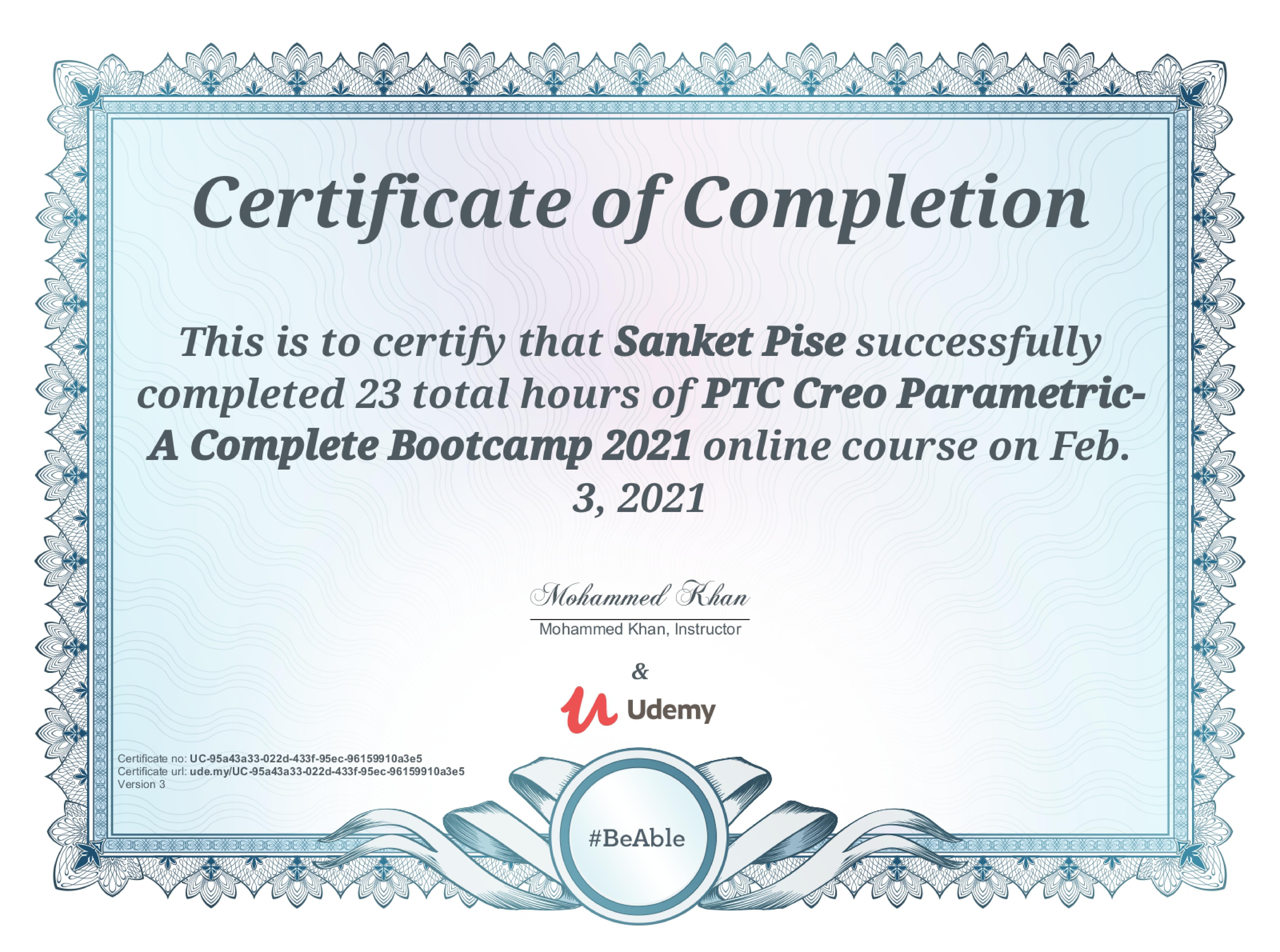 Certificates
